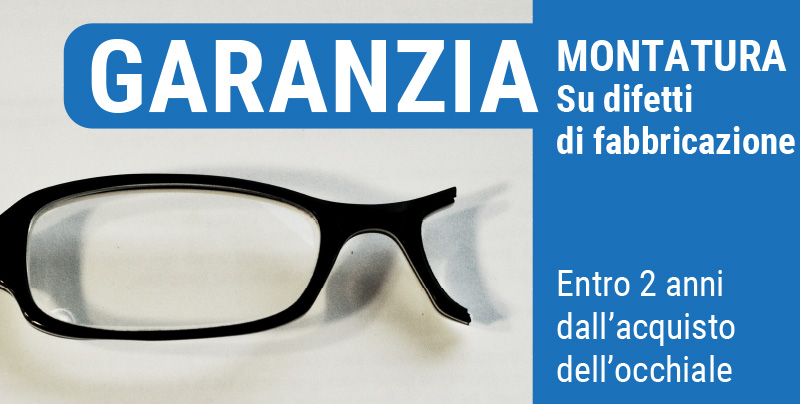 Garanzia montatura su difetti di fabbricazione, Centri Ottici Associati, Centro Ottico Crevalcore